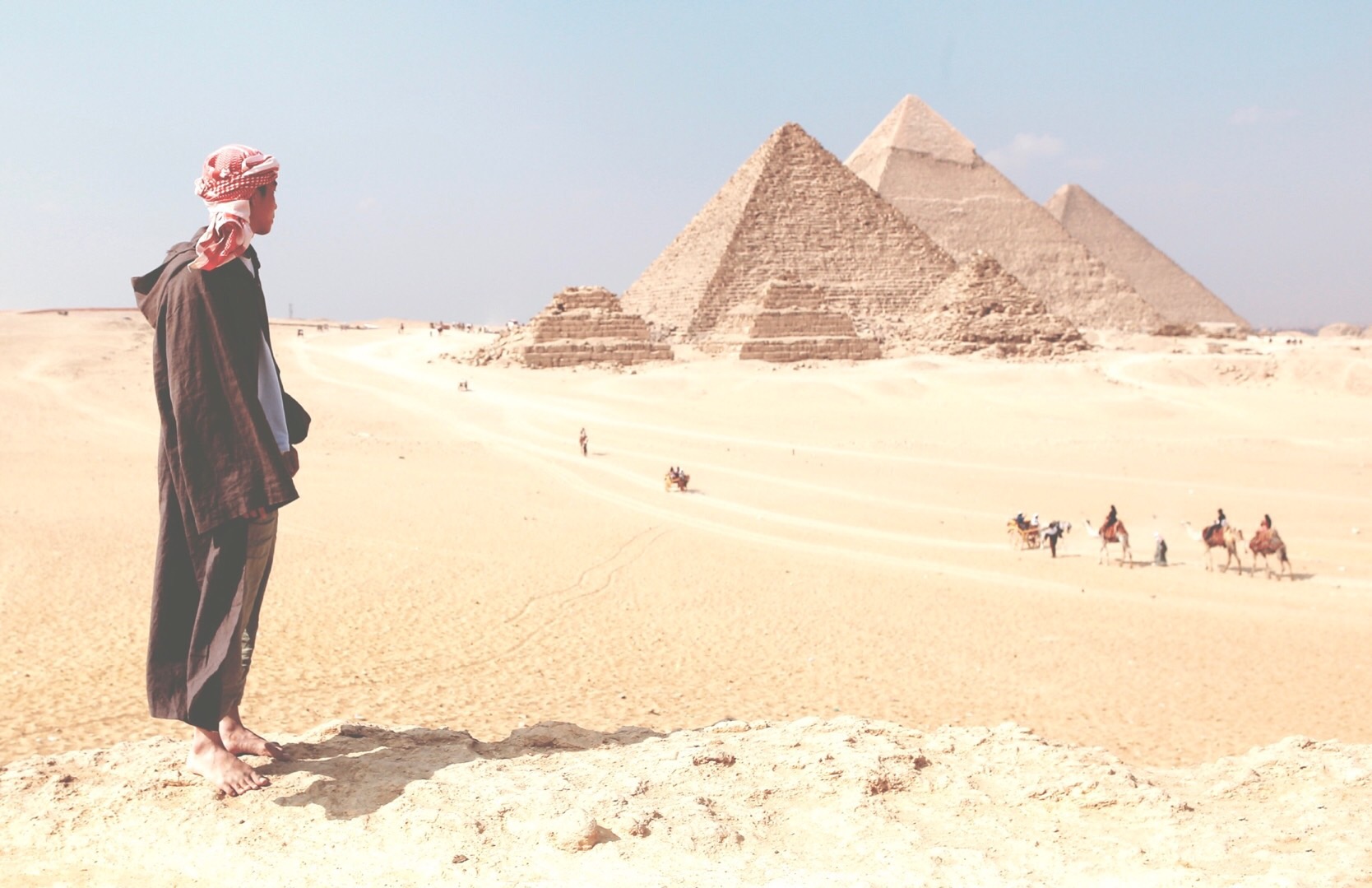 Egypt, Giza, Pyramids and mysterious