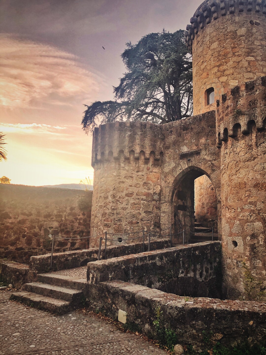 Spain, Cáceres, pretty town  with Jarandilla Castle